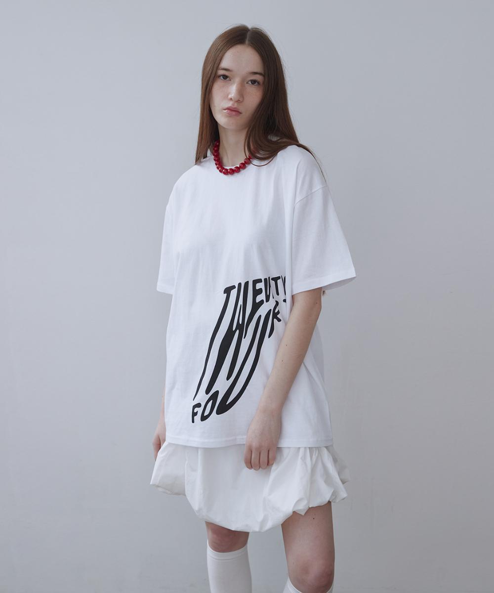 Twenty Forty Tipsy Logo T-Shirt White White