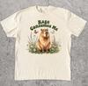 Rage Consumes Me Capybara Shirt, Funny Animal Meme Tee, Vintage Wildflower Graphic, Unhinged Humor Gift, Retro Cottagecore Top