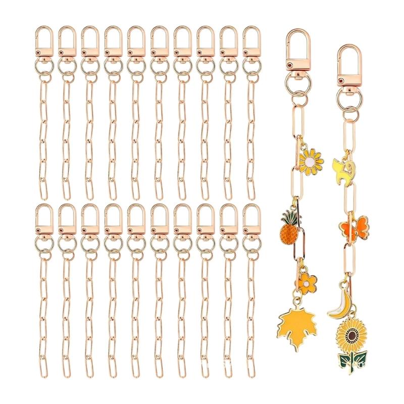 Alloy Keychain Craft Kits With Multiple Accessories For Personalised Jewelry Making And Creative Gifts Keyring Supplies