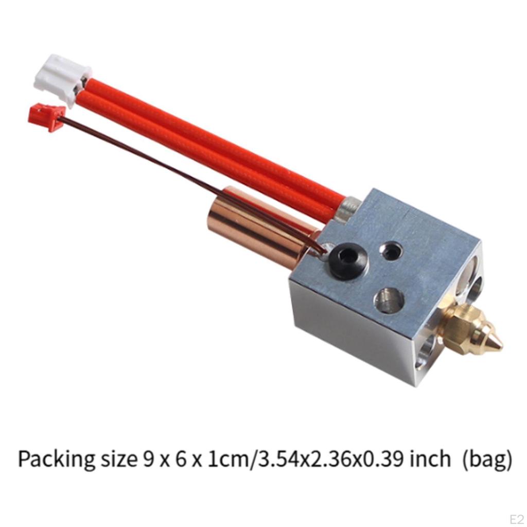 3D Printer Extruder End Kit Accessories Spare Parts Professional with 0.4 Mm Nozzle
