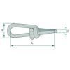 Knot chain 23 x 7 x 1.6 DIN 5686 INOX V4A