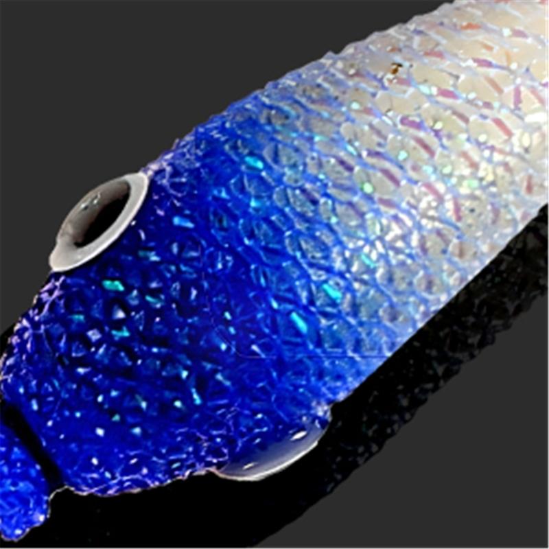 7pcs/Set Lures Baits Squid Jig Fishing Lures Glow Jig Hook 5.5cm Artificial Hard Baits Squid Jig Cuttlefish Hook