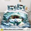 Polar Bear Duvet Cover Duvet Cover With Polar Bear Pattern Suitable For Children Boys Girls And Adults Comfortable Breathable