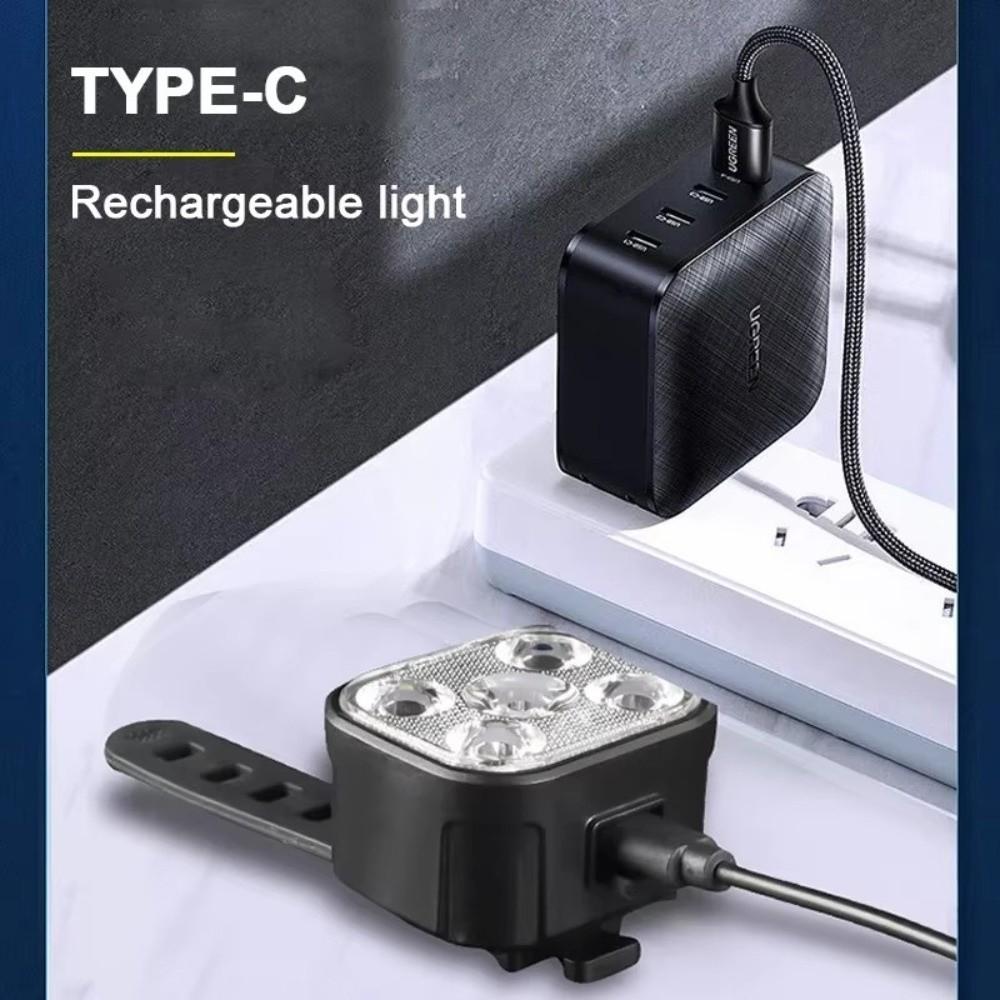 Multiple Brightness Modes LED Bike Light Combo Night Commuting Cycling