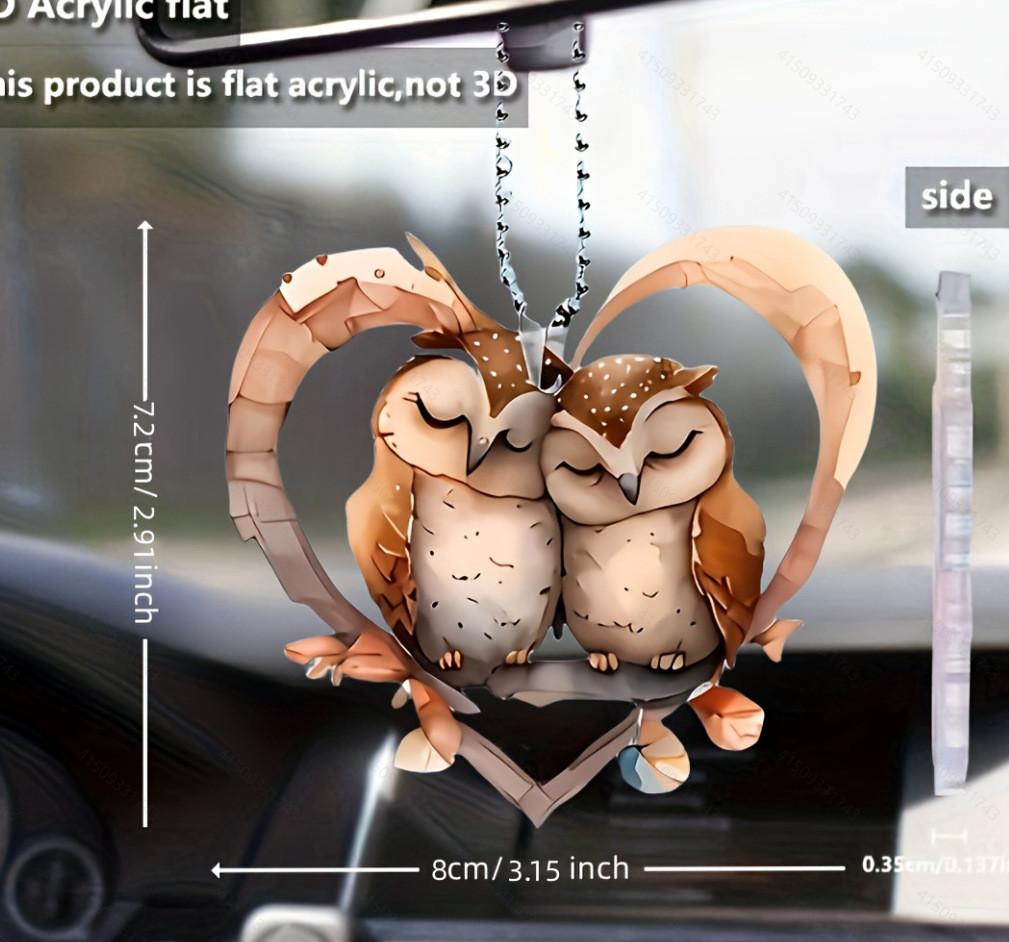 

Крылья Привлекательный Акриловый Брелок для Ключей в Виде Птицы Уникальный Праздничный Подарок и Декоративные Автоаксессуары 2