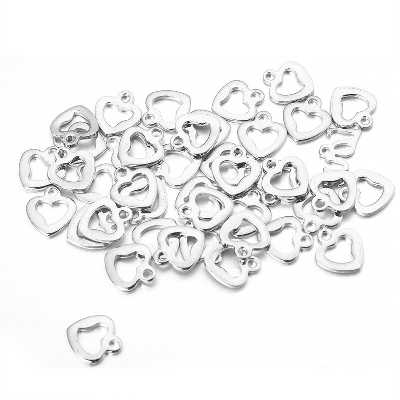 20pcs/lot Stainless Steel Extend Chain Tags Small End Tail Charm Pendant For DIY Bracelet Necklace Jewelry Making Accessories