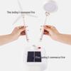 Solar-Powered LED Desk Lamp & Fan with Eye Protection for Children's Bedroom