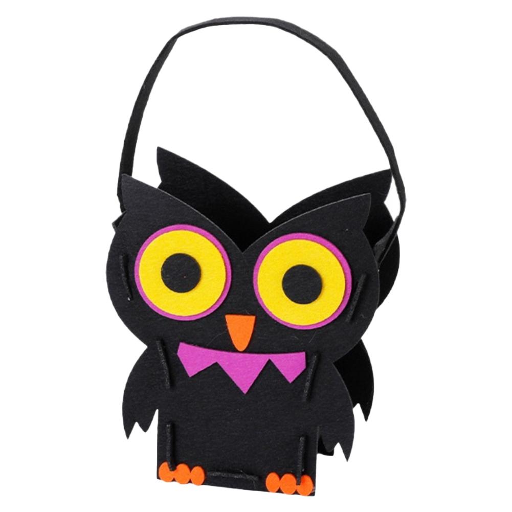Halloween Owl Pumpkin Bucket Portable Candy Bags Trick Or Treat Kids Gift Packaging Halloween Party Decoration Supplies