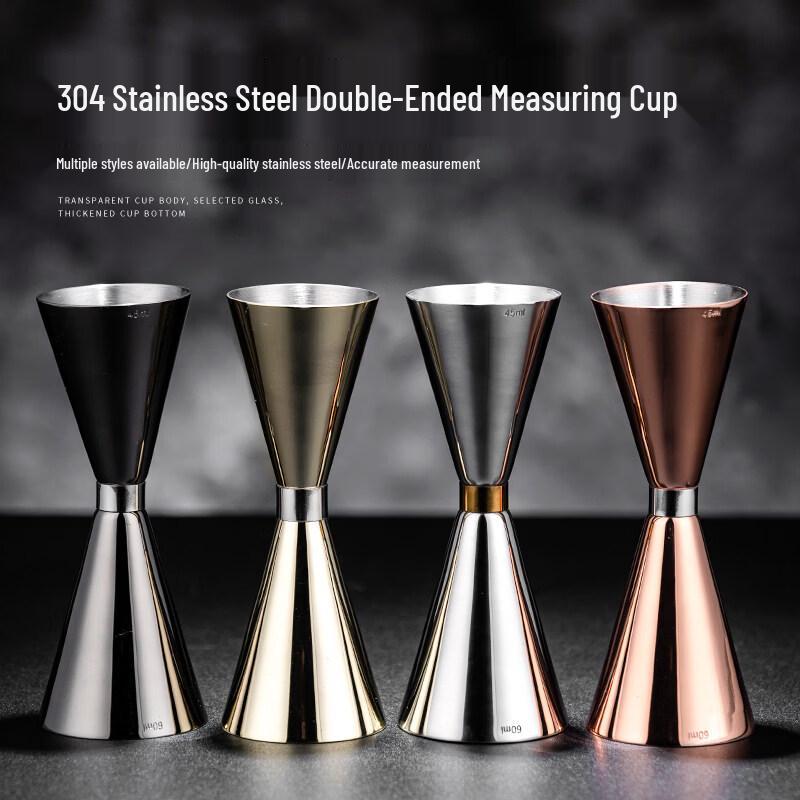 ZISIZ 304 Stainless Steel Double Jigger