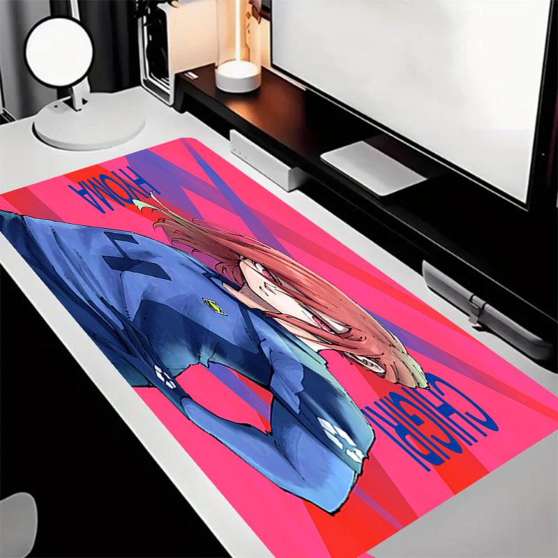 B-BLUE L-LOCK Theme Premium Non-slip Mouse Pad with Stitched Edges,Durable Rubber Material,for Desktop & Gaming Great Gifts