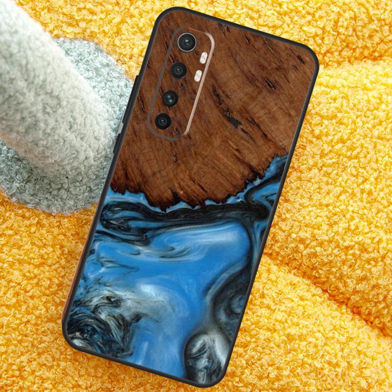 Hybrid Wood Resin Case For Xiaomi 15 14 Ultra 13T 14T 15T 17 Pro Max Cover For POCO X7 F8 Pro X3 X5 X6 F5 F6 F7