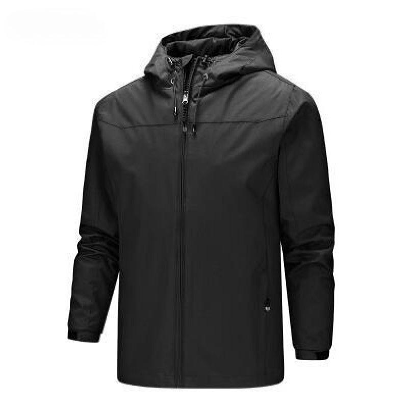 Jacket Men's Spring and Autumn Jacket Jacket Waterproof Breathable Outdoor Mountaineering Suit Sports Windbreaker Hooded Tooling