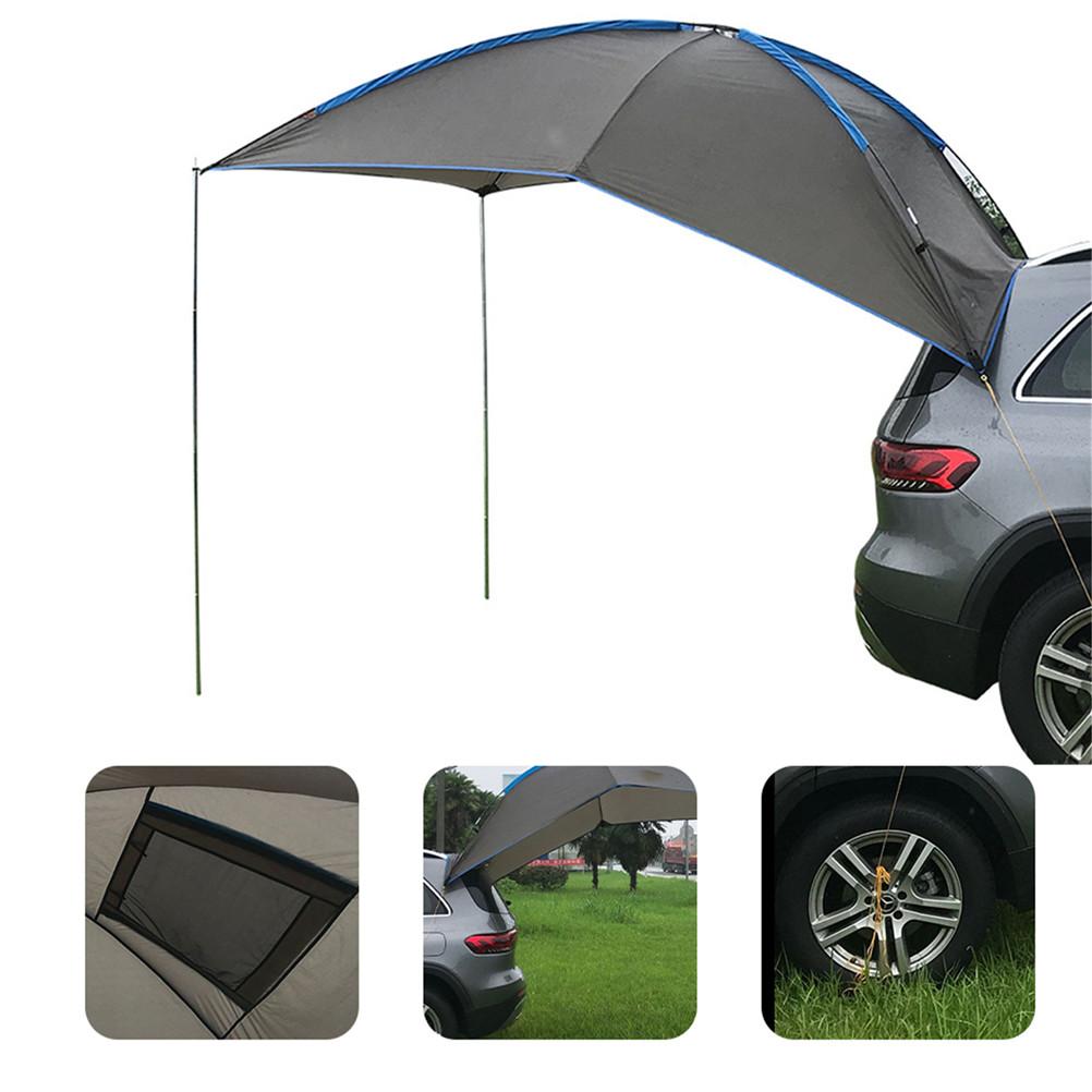 Car Tail Tent Portable Rainproof Awning Car Rear Car Side Tent Outdoor Portable Rear Tent for 3-4 People Equipment Camping Car Tent