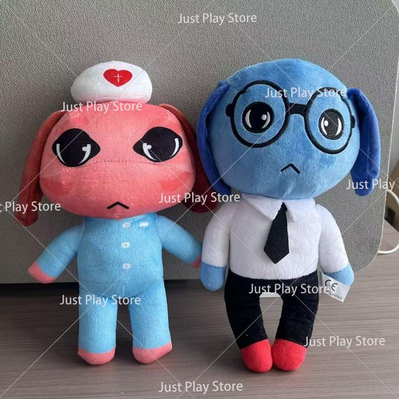 Horror Animal Hospital Plush Toys Blue Dog Penguin Bunny Plushie Doll Cute Animal Game Peripherals Collectible Stuffed Figure