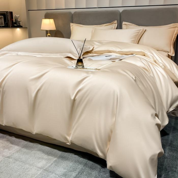 Czteroczęściowy zestaw z długimi odcinkami bawełny klasy A dla matek i dzieci Xinjiang z czystej bawełny kombinowana poszwa na kołdrę prześcieradło lekka luksusowa pościel