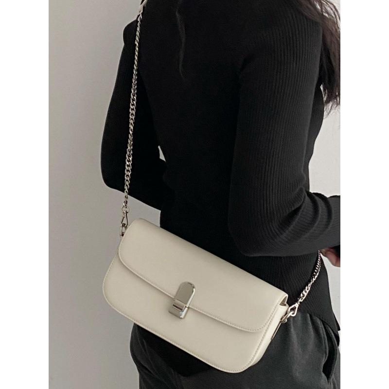 2024 Women's Brown Niche Luxury Underarm Shoulder Bag - Crossbody Small Square for Commuting