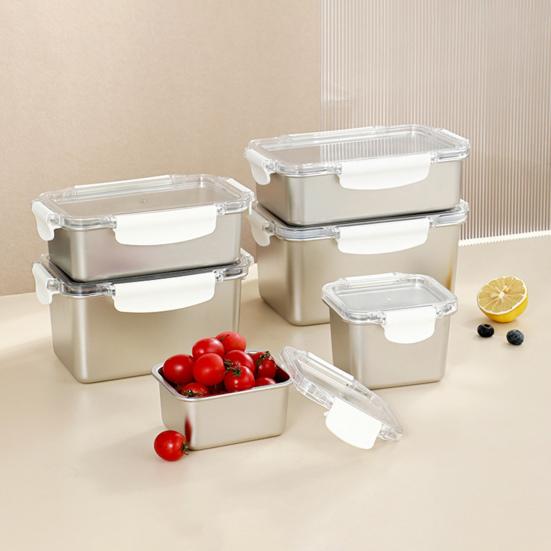 304 Stainless Steel Bread Baking Pan with Sealing Lid Deep Loaf Nonstick Pan Rust-Proof Bread Baking Dish Bakeware