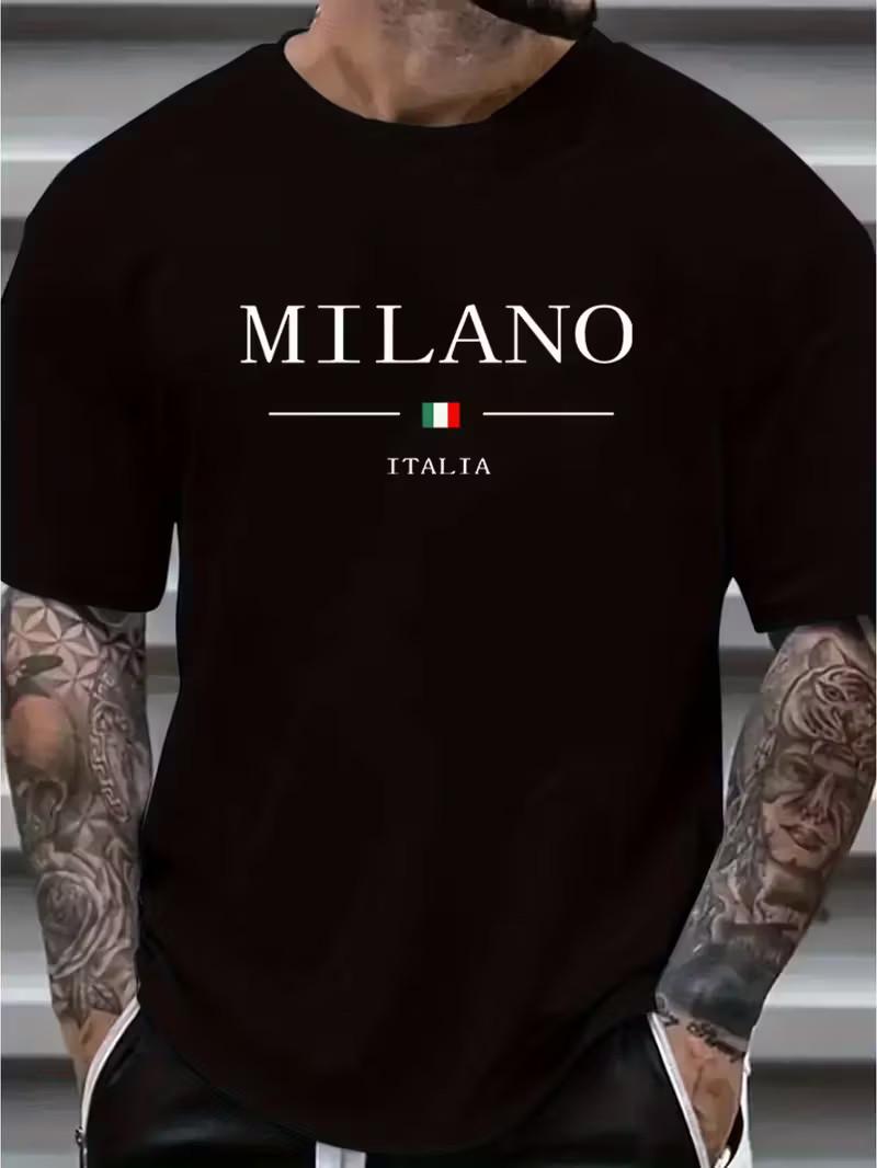 Plus Size Men s  Admit It, Boring  Graphic Print T-shirt For Summer XL