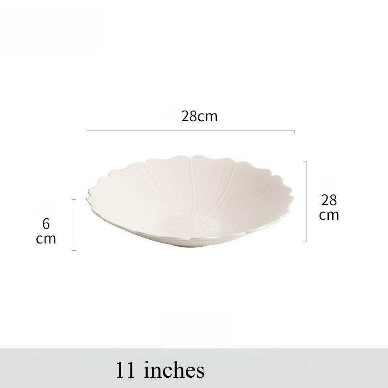 Ceramics Exquisite and Beautiful Plates Hotel Tableware That Is Particularly Attractive High-end Western Style Plates