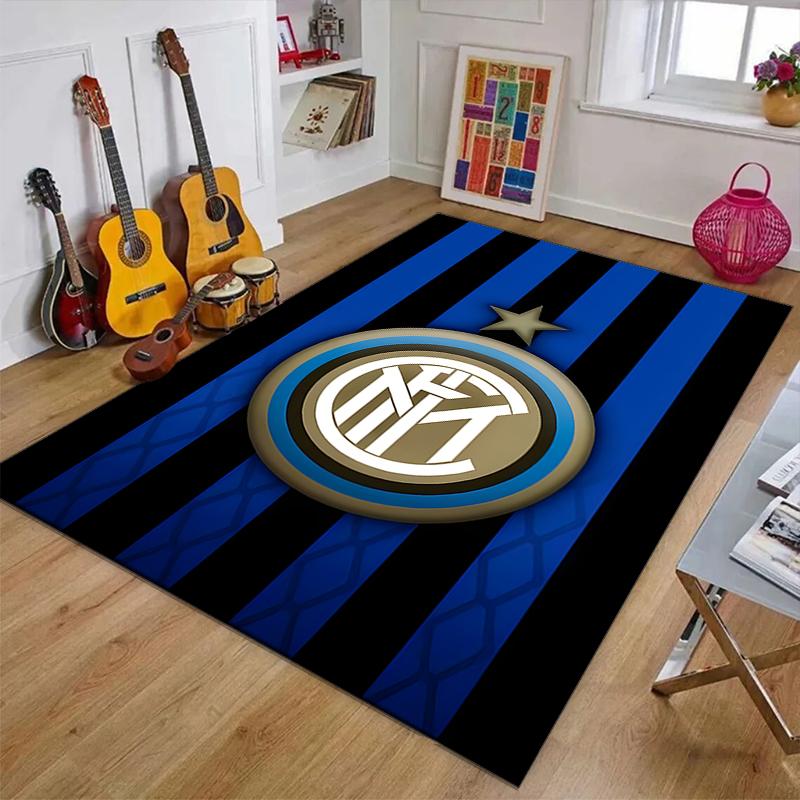 I-Internazionale Milano (8)Printed Area Rug Carpet for Bedroom Living Room Home Decor Rugs Mat Non Slip Mat Rug for Bedside
