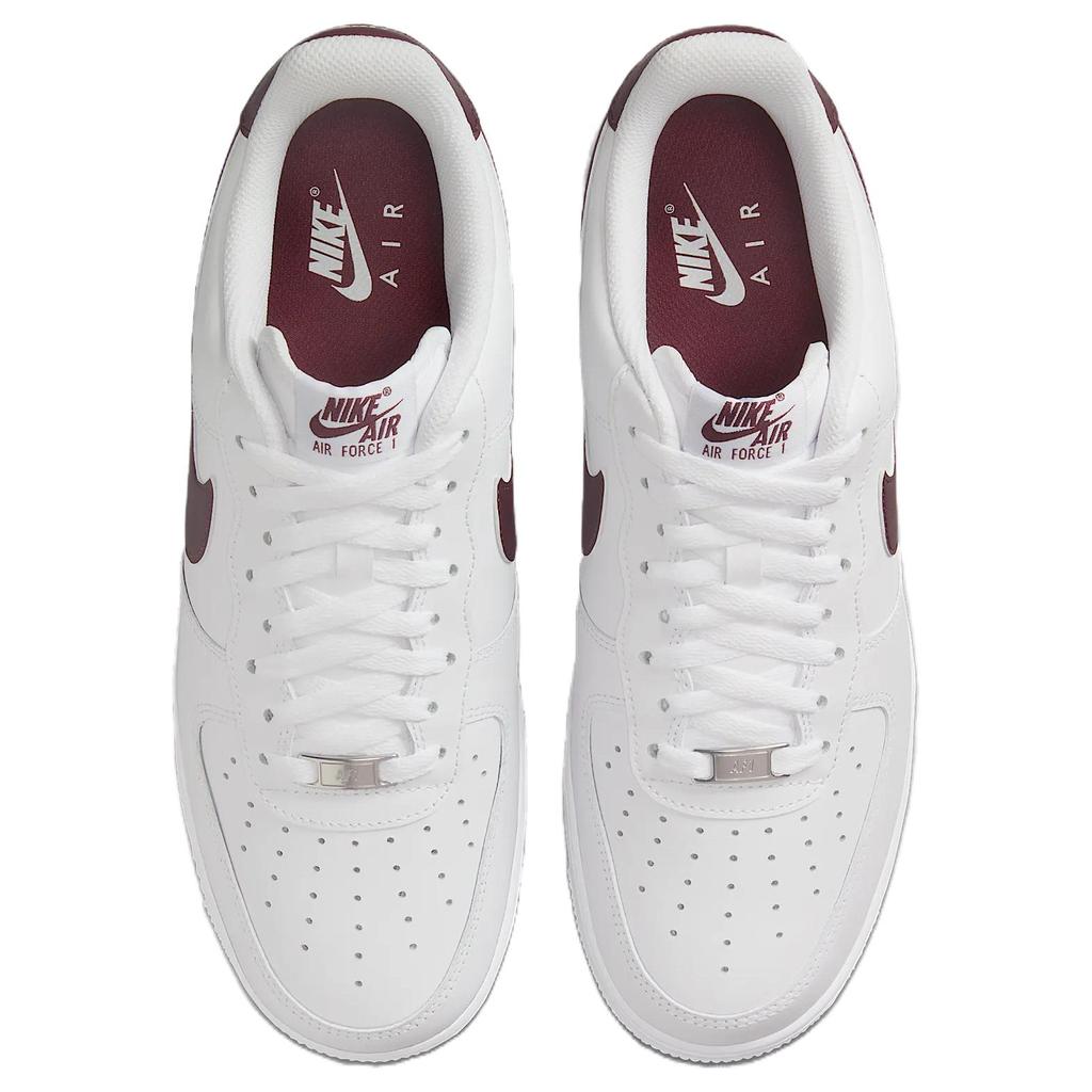 Nové Nike Air Force 1 Low '07 Bílé Burgundy Crush FJ4146-112