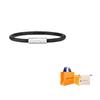 Louis Vuitton KEEP IT Bracelets Unisex Black M8152E