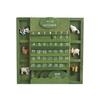 Green Wall-Mounted Calendar Wooden Wooden Background Calendar Practical Pendant Calendar  Bar