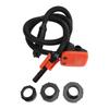 2.4GPM Fuel Transfer Pump Auto Stop Sensor Electric Oil Extraction Pump High Speed Canister Pump with 3 Adapter