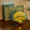 3D Stereoscopic DIY Book Lamp Fan Shaped Art Book Light Material Kit Folding Night Light  Gifts