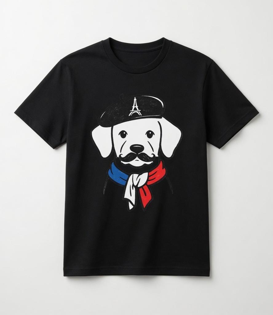 Parisian French Bulldog Funny Pet Dog Graphic Tee France Travel Shirt