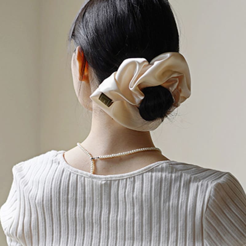

ВЕДА Скранчи-Слоновая кость Scrunchie Ivory