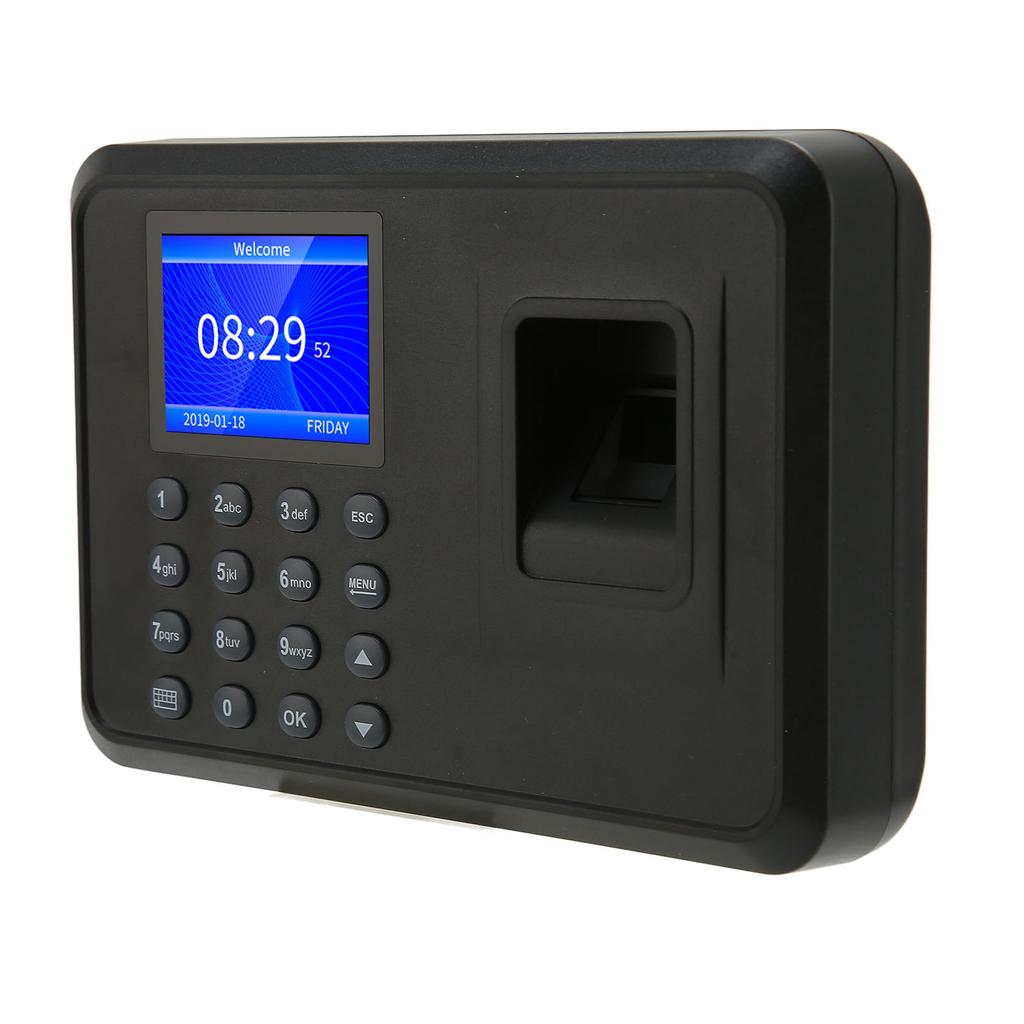 Fingerprint Attendance Machine 2.4 Inch 1000 User Capacity Name Display Biometric Fingerprint