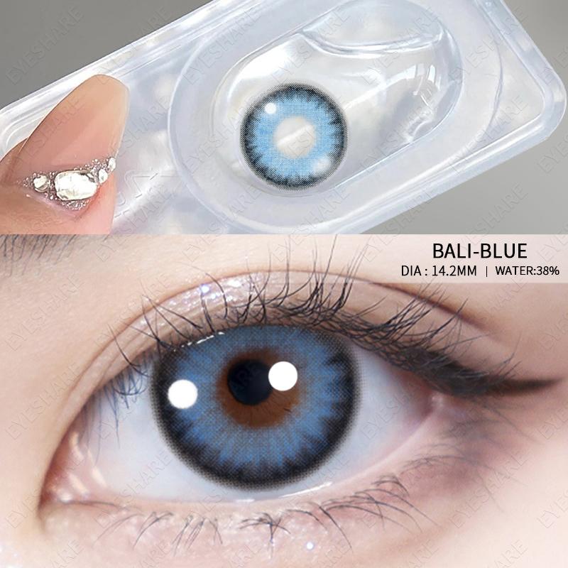 

Eyeshare Модные цветные контактные линзы для глаз 1 пара голубые линзы для глаз серые контактные линзы косметические контактные линзы годовые