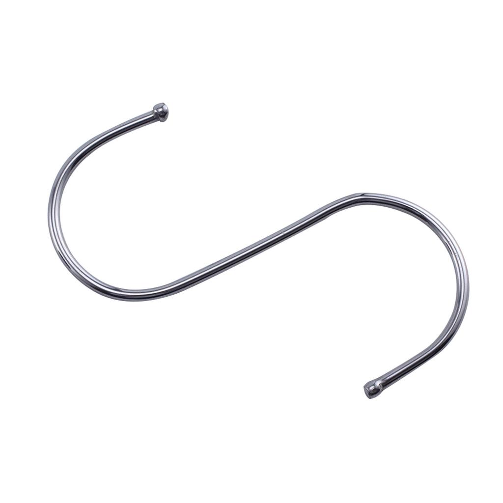 Stainless Steel S-shaped Hook Hook Door Space Saving Wardrobe Bag Rack Clothes Kitchen