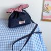 Bundle Pocket Flower Drawstring Bag Storage Bag Small Crossbody Bag Casual Flower Handbag  Women