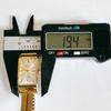 Used vintage CITIZEN PARASHOCK ladies watch bracelet watch gold rectangular 17 jewels 60s