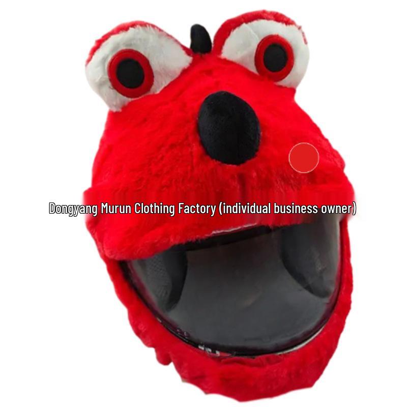 Motorcycle Helmet Decoration: Cartoon Rabbit, Toothless, Pumpkin Head Covers