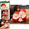 Cute Christmas Santa Claus Deer Plush Toy Doll For Kids