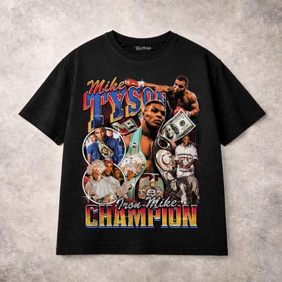Mike Tyson Graphic T Shirt Unisex | Boxing Champion Legend Tee | Sports Boxe Y2k