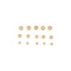50PCS Round Clothing Button Flower Shaped Sewing Button Overcoat Wood Buttons  Clothing Sewing