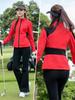 PGM Women's Golf Apparel: Autumn/Winter Long Sleeve Plus Velvet Waterproof Sports Jacket