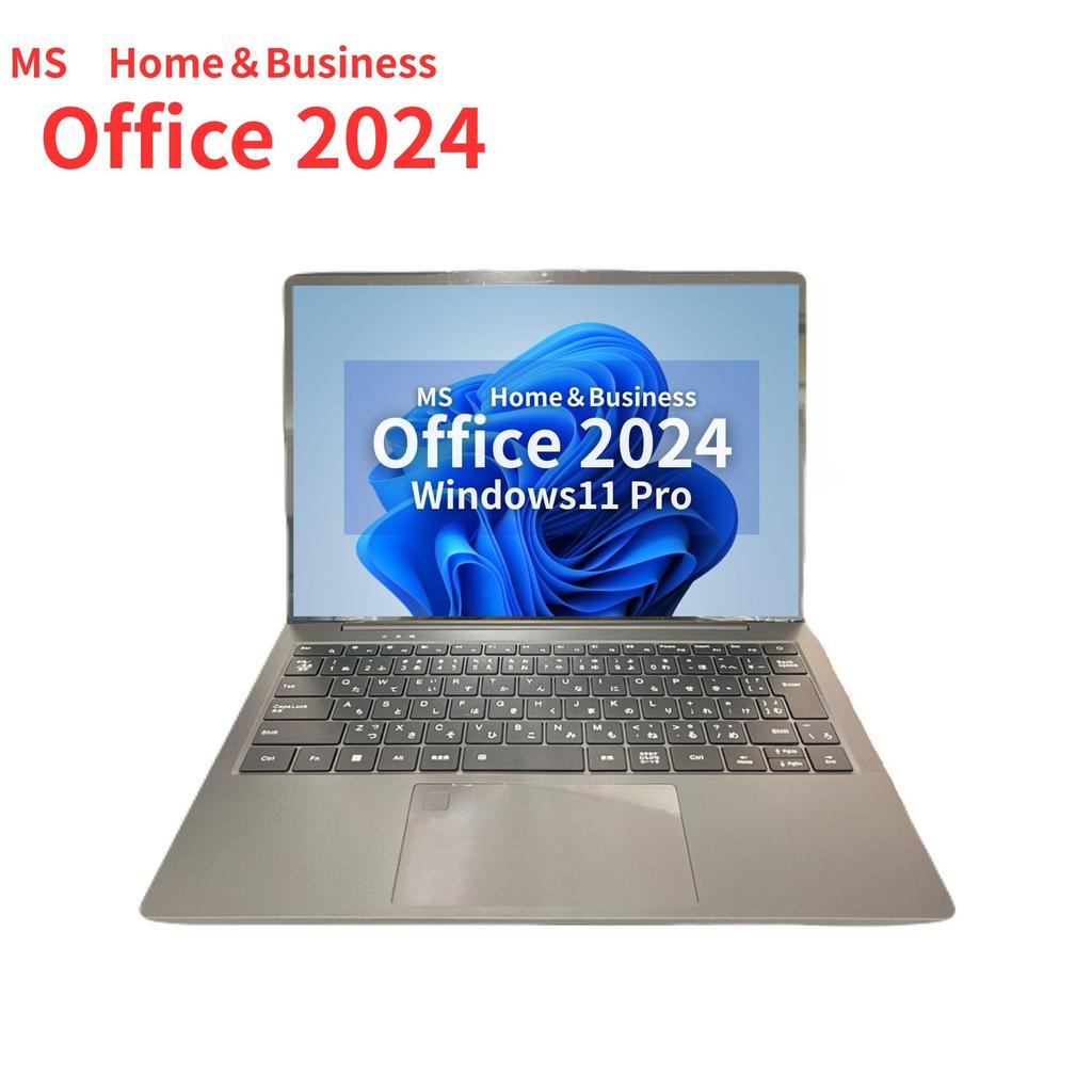 Office WAJUN Business Notebook PC Full HD Celeron 5205U Win11 Pro Webcam Touch Panel WIFI Bluetooth HDMI 8GB 256GB SSD [MS H&B 2024] Pro-X14S [Gray]