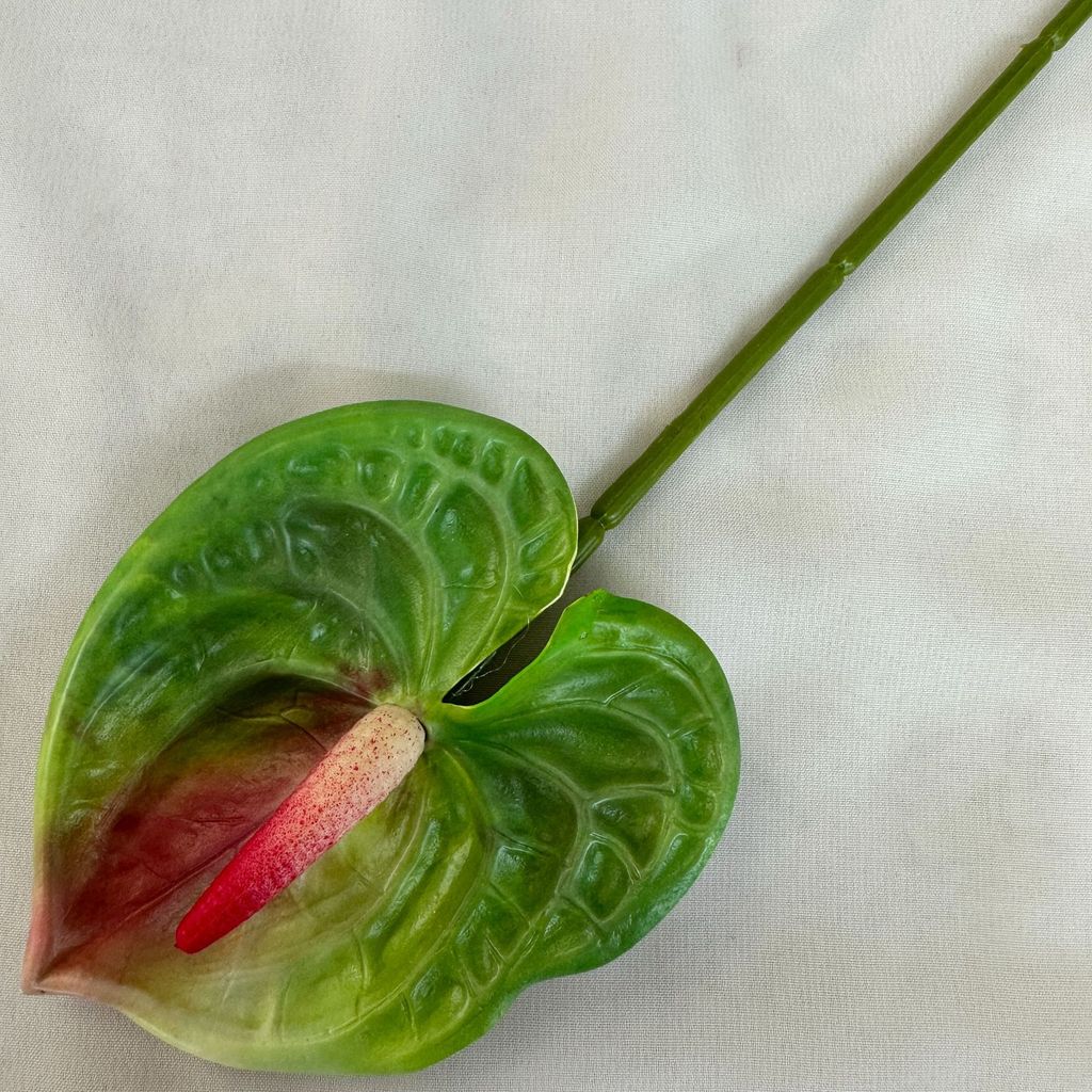 Anthurium Andraeanum Linden Fake Flower Diy Decoration For Modern Interior And Events