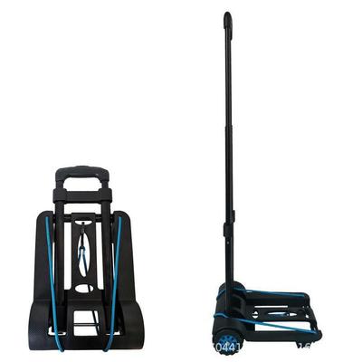 Compact Durable Folding Trolley for Packages, Household Goods, Luggage, and Groceries