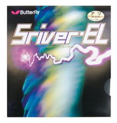 Butterfly Tischtennis Belag Slaver EL 05380 BLK (Schwarz/LL/Herren, Damen, Jr)