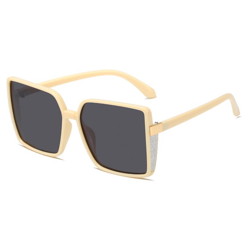 Sunglasses Women'S Square Large Frame Shows Face Small Street Shooting Driving Polarized Sunglasses Anti-Ultraviolet Tide