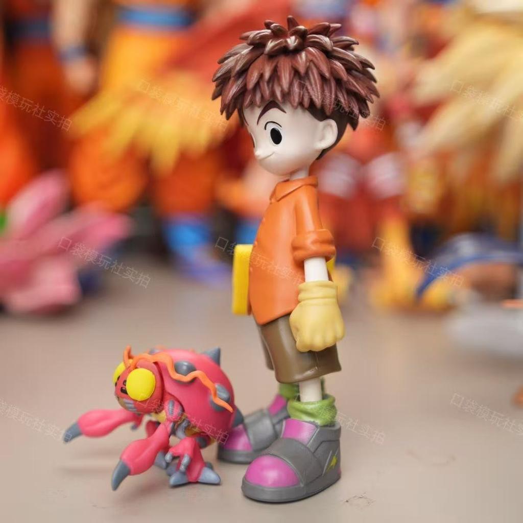 Anime Digimon Adventure Figure Lzumi Koshiro Tentomon Action Figures PVC Statue Collection Model Toys Gifts