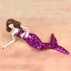Doll Accessories KidsToy Mermaid Clothes For Barbie Doll Genuine Tail Bra + Doll Dress Clothes for 1/6 Barbie Doll  DIY Toy