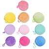 Delightful Furry Key Holder Circular Wallet Keyring Cute Coin Purse Bag Ornament