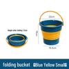 Portable Foldable Car Wash Bucket: Outdoor, Thickened, Multipurpose for Cars, Fishing, Household, and Foot Washing.